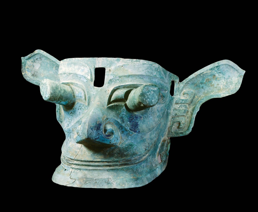 Bronze longitudinal eye mask, picture from the official website of Sanxingdui Museum