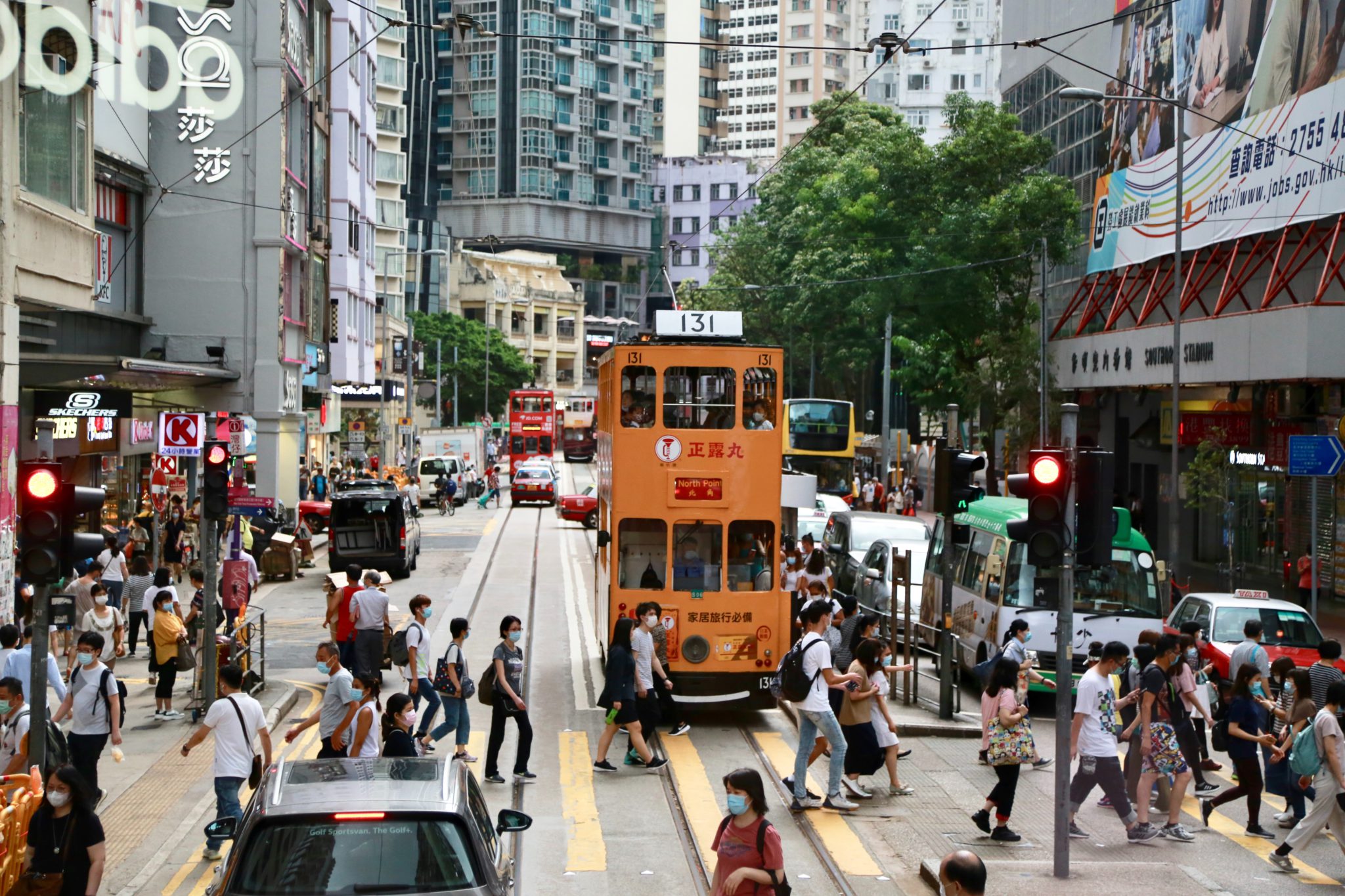 Gloom in Hong Kong