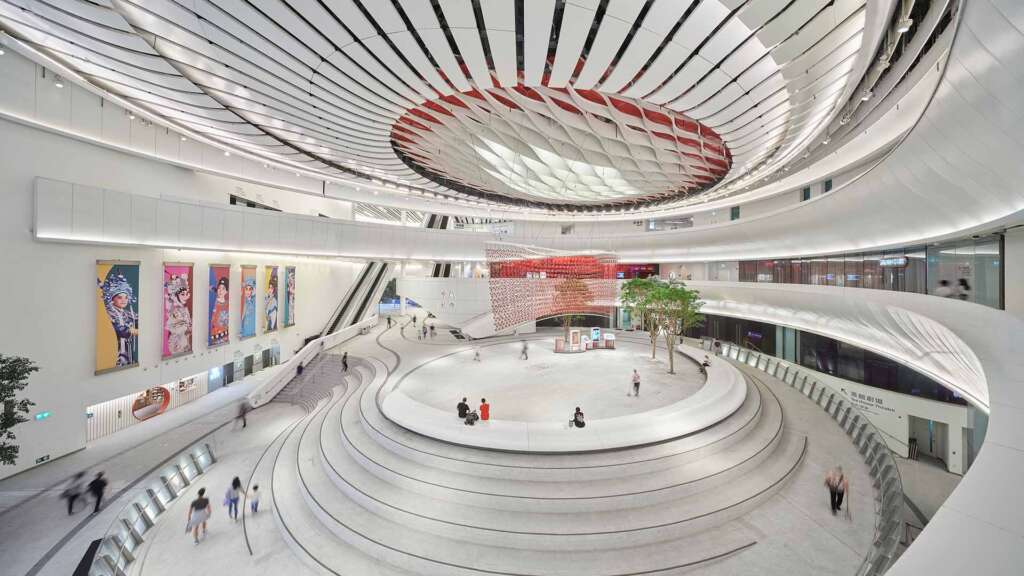 The Xiqu Center for Chinese opera has an extraordinary design, inside and out. Image: Xiqu Center